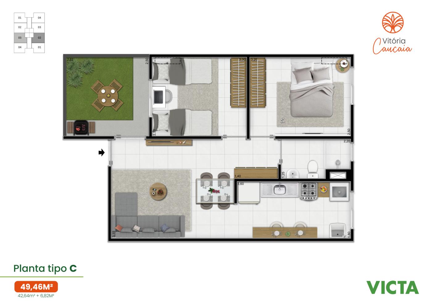 Apartamento à venda com 2 quartos, 42m² - Foto 18