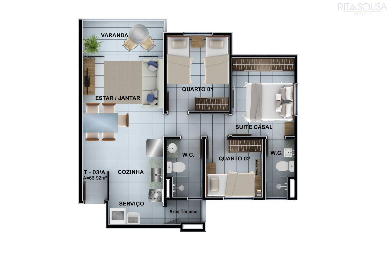 Apartamento à venda com 2 quartos, 55m² - Foto 27