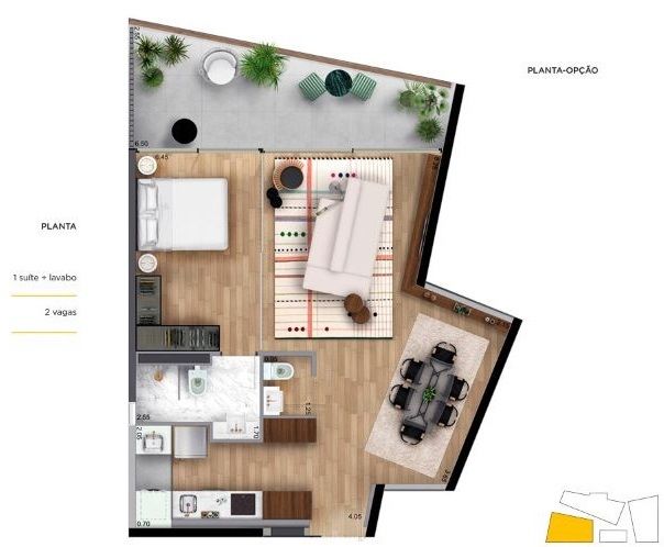 Apartamento à venda com 1 quarto, 63m² - Foto 43