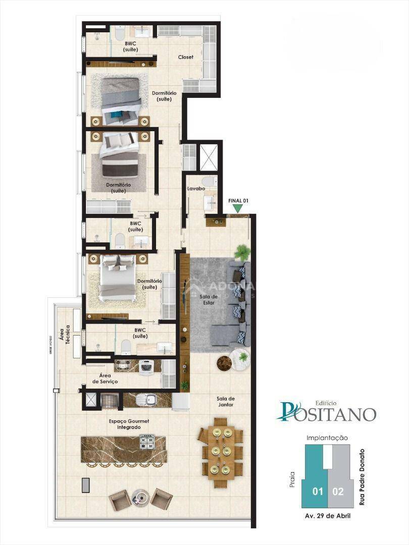 Apartamento à venda com 3 quartos, 235M2 - Foto 5