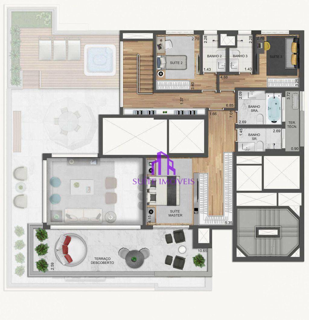 Apartamento à venda com 4 quartos, 252m² - Foto 29