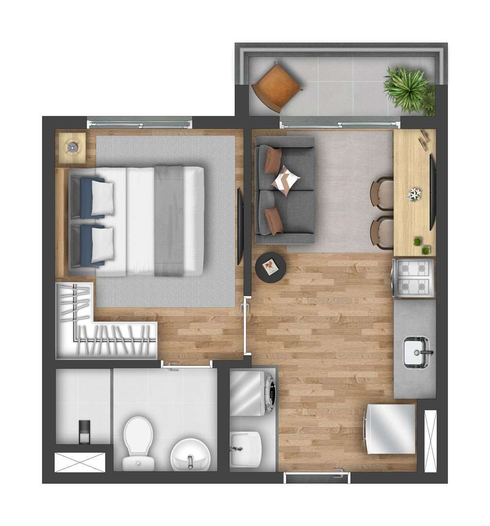 Apartamento à venda com 2 quartos, 41m² - Foto 22