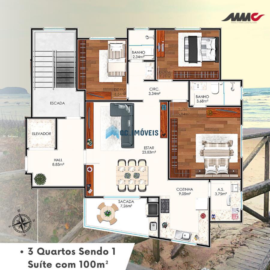 Apartamento à venda com 2 quartos, 76m² - Foto 9