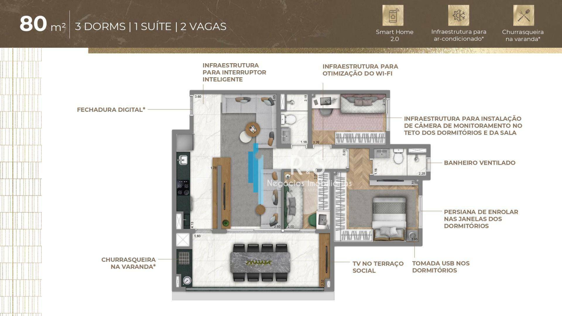 Apartamento à venda com 3 quartos, 80m² - Foto 40