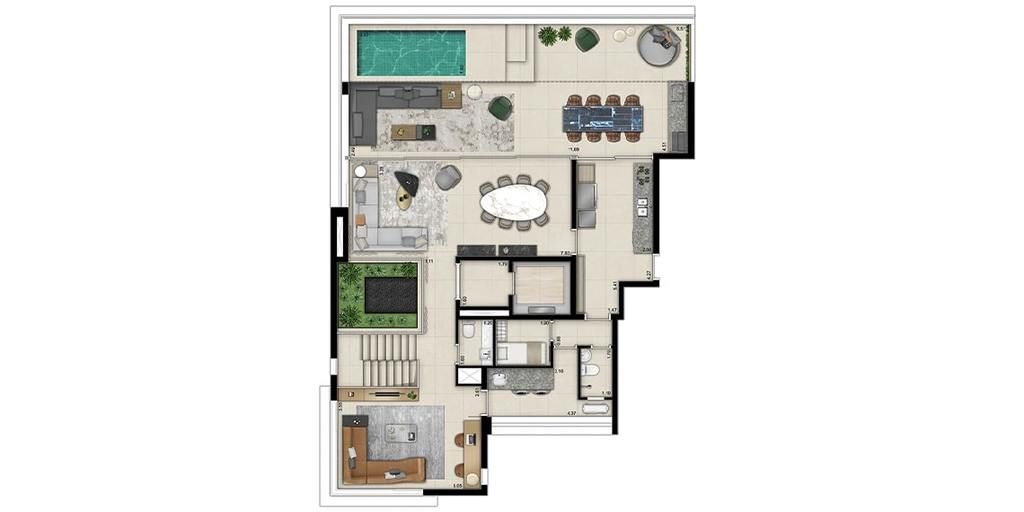 Apartamento à venda com 3 quartos, 245m² - Foto 20