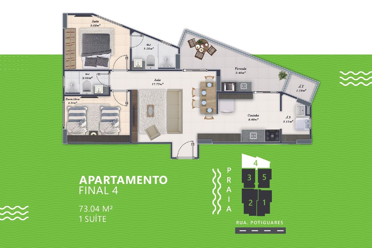 Apartamento à venda com 2 quartos, 84m² - Foto 15