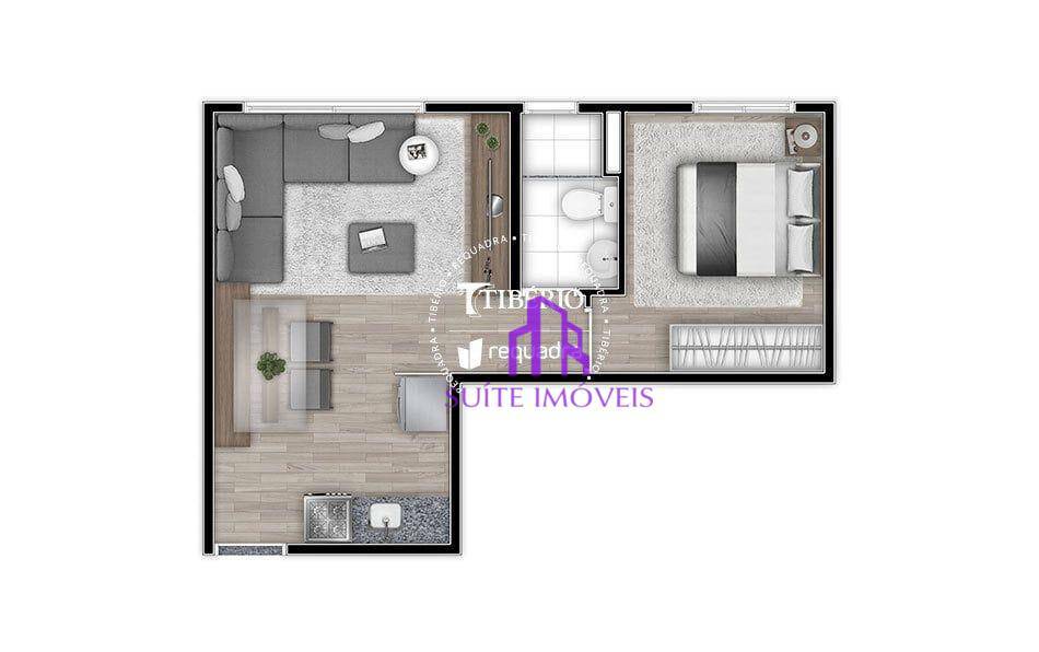 Apartamento à venda com 1 quarto, 33m² - Foto 17