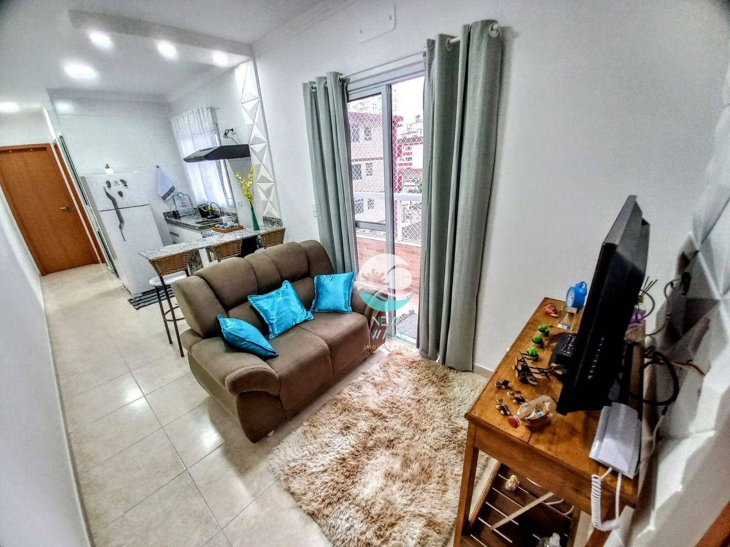 Apartamento à venda com 1 quarto, 40m² - Foto 1