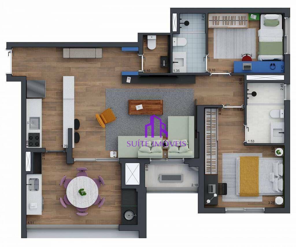 Apartamento à venda com 3 quartos, 85m² - Foto 21