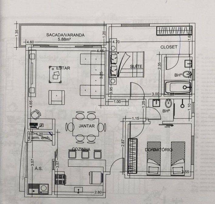 Apartamento à venda com 2 quartos, 90m² - Foto 24
