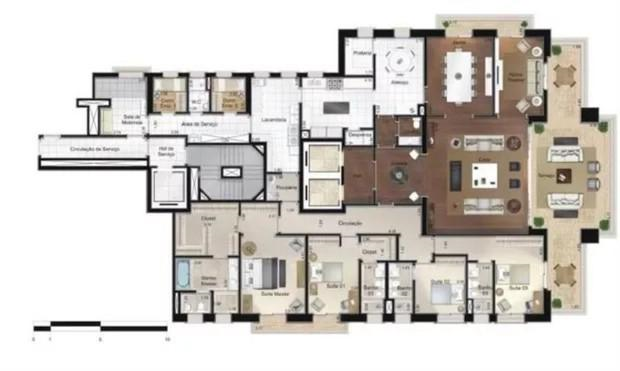 Apartamento à venda com 5 quartos, 812m² - Foto 9