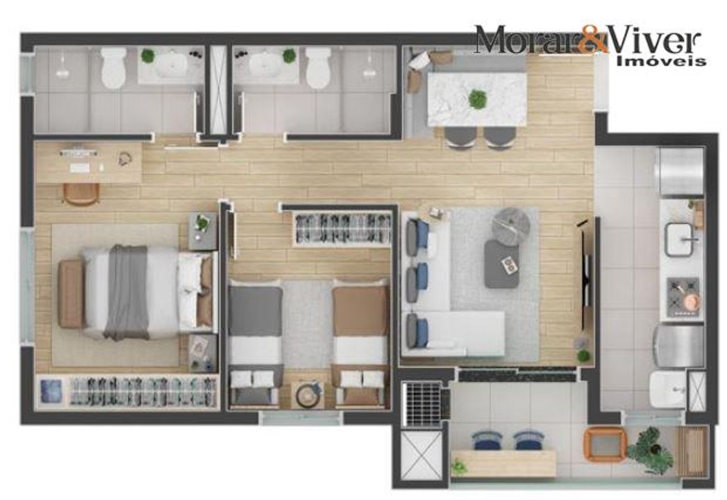 Apartamento à venda com 3 quartos, 96m² - Foto 32