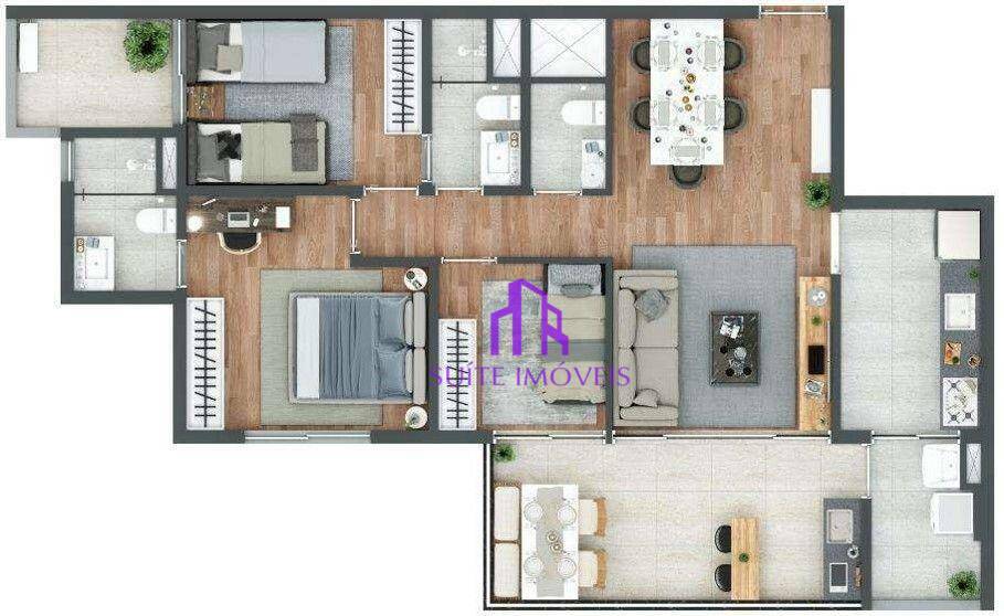 Apartamento à venda com 2 quartos, 122m² - Foto 13