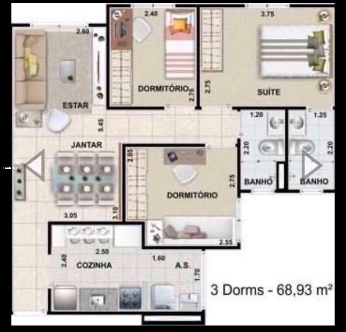 Apartamento à venda com 3 quartos, 68m² - Foto 21