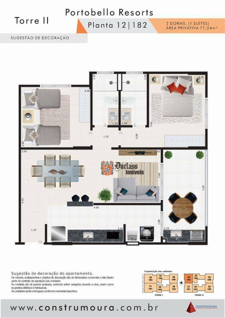 Apartamento à venda com 2 quartos, 77m² - Foto 15