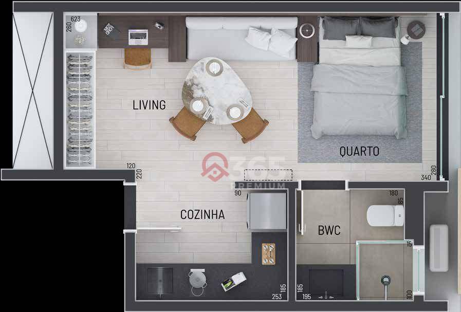 Kitnet e Studio à venda com 1 quarto, 30m² - Foto 18