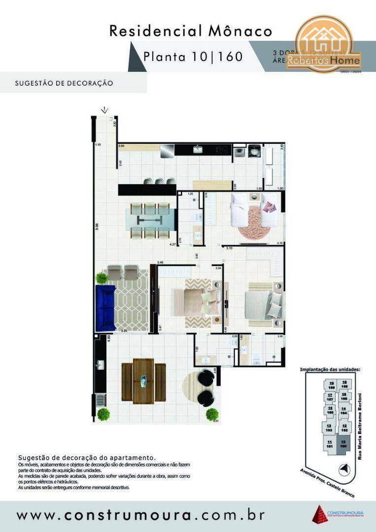 Apartamento à venda com 2 quartos, 77m² - Foto 6