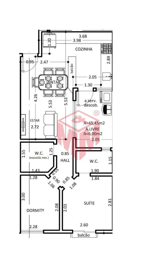 Cobertura à venda e aluguel com 2 quartos, 90m² - Foto 13