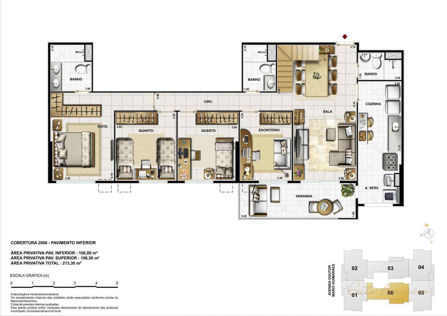 Apartamento à venda e aluguel com 4 quartos, 104m² - Foto 44