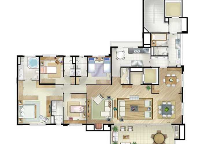 Apartamento à venda com 4 quartos, 364m² - Foto 2