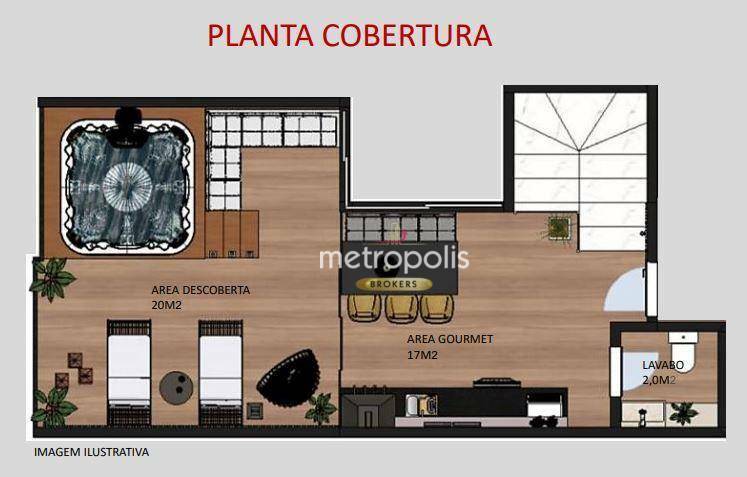 Cobertura à venda com 2 quartos, 83m² - Foto 4