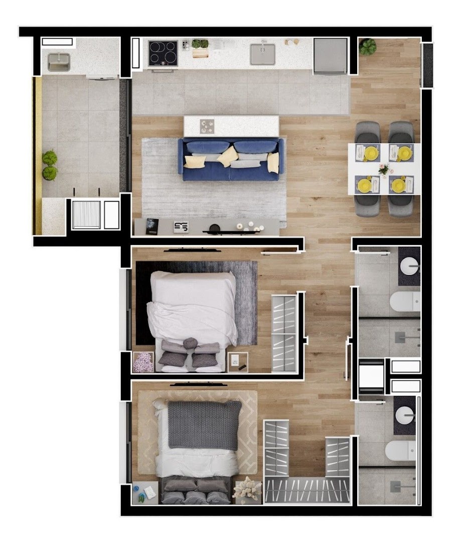 Apartamento à venda com 3 quartos, 90m² - Foto 22