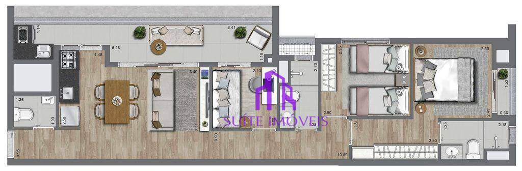 Apartamento à venda com 3 quartos, 70m² - Foto 56