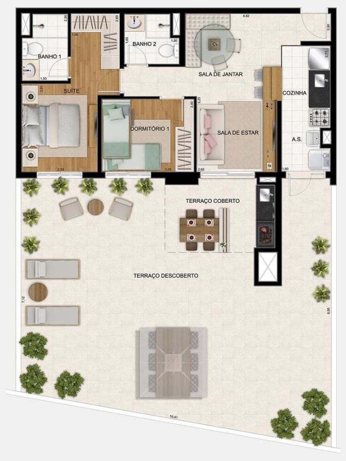 Apartamento à venda com 2 quartos, 68m² - Foto 37