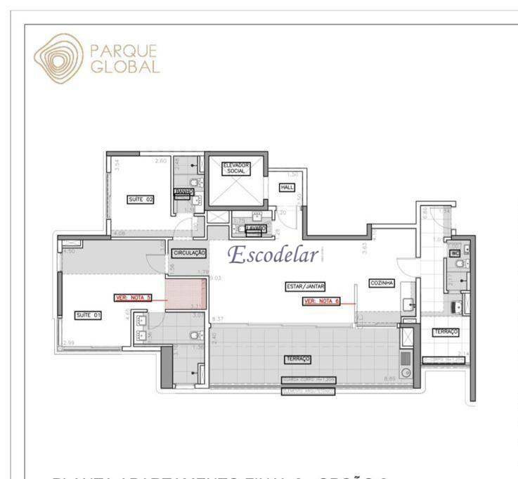 Apartamento à venda com 2 quartos, 142m² - Foto 17