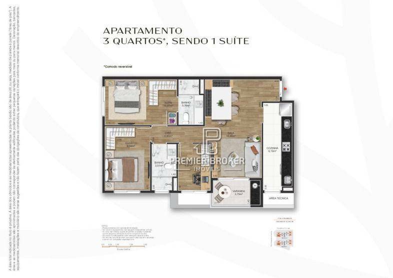 Apartamento à venda com 3 quartos, 76m² - Foto 32