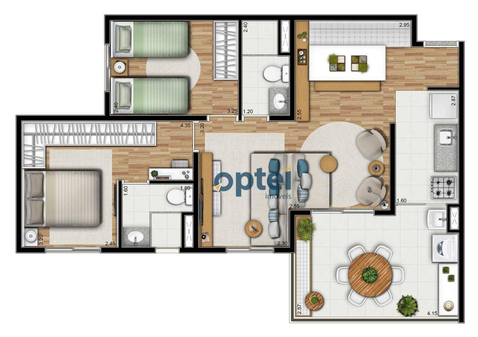 Apartamento à venda com 2 quartos, 57m² - Foto 26