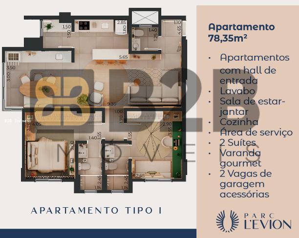 Apartamento à venda com 2 quartos, 77m² - Foto 4