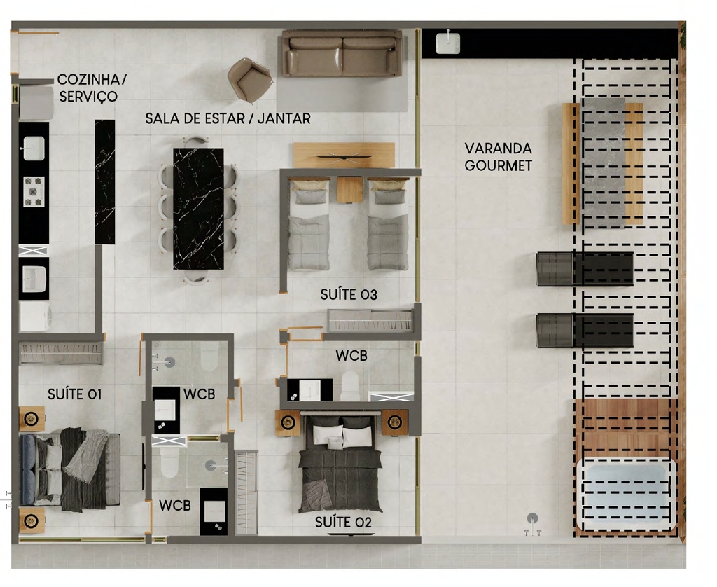 Apartamento à venda com 2 quartos, 6457m² - Foto 39