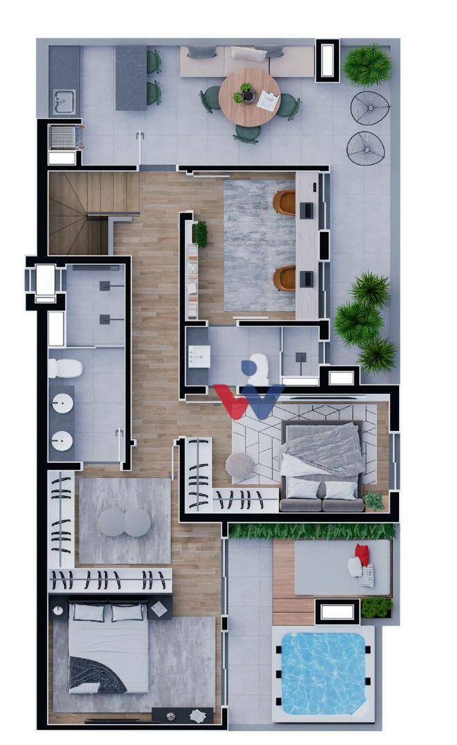 Apartamento à venda com 3 quartos, 8540m² - Foto 25