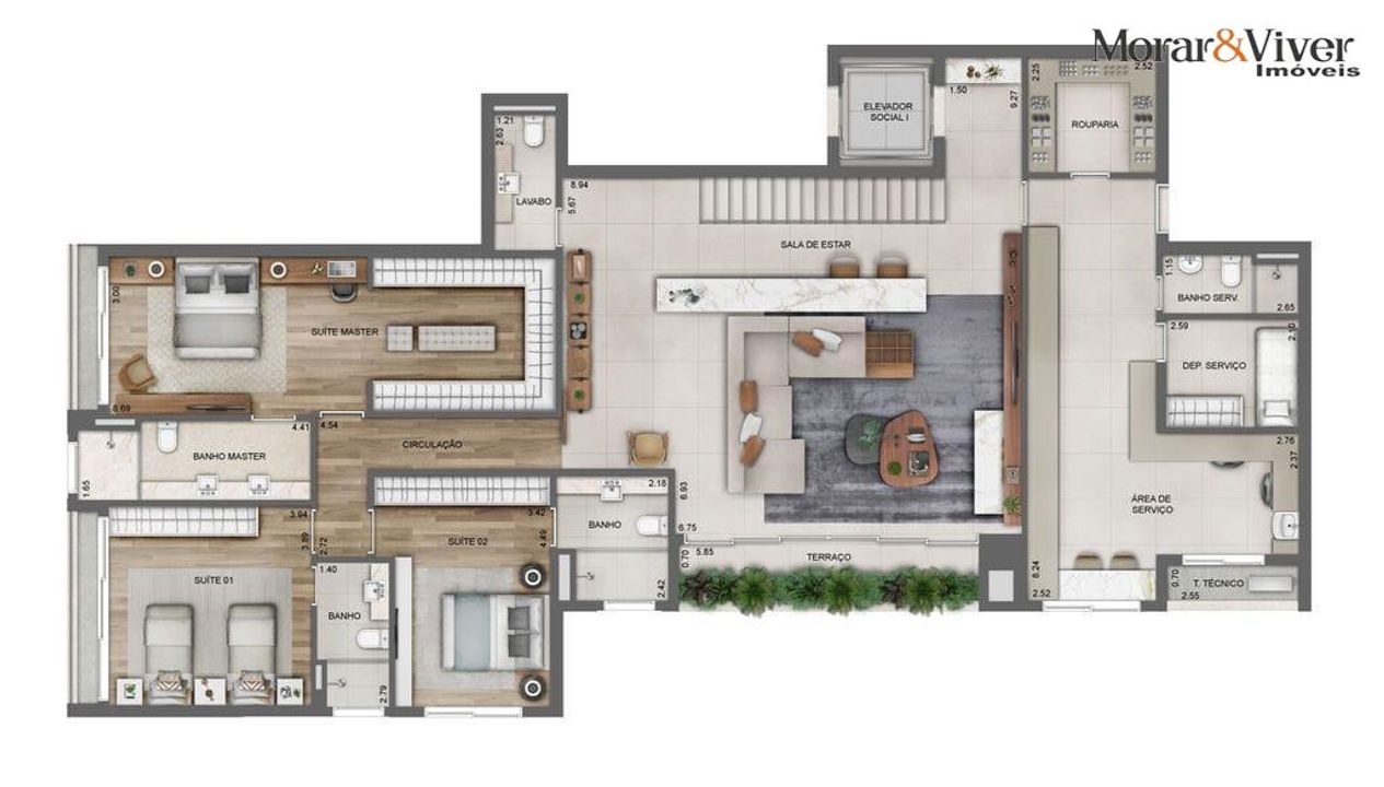 Cobertura à venda com 3 quartos, 302m² - Foto 29