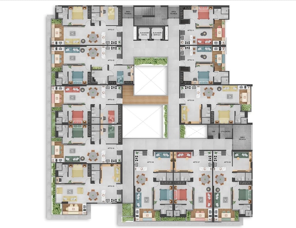 Apartamento à venda com 2 quartos, 6075m² - Foto 18