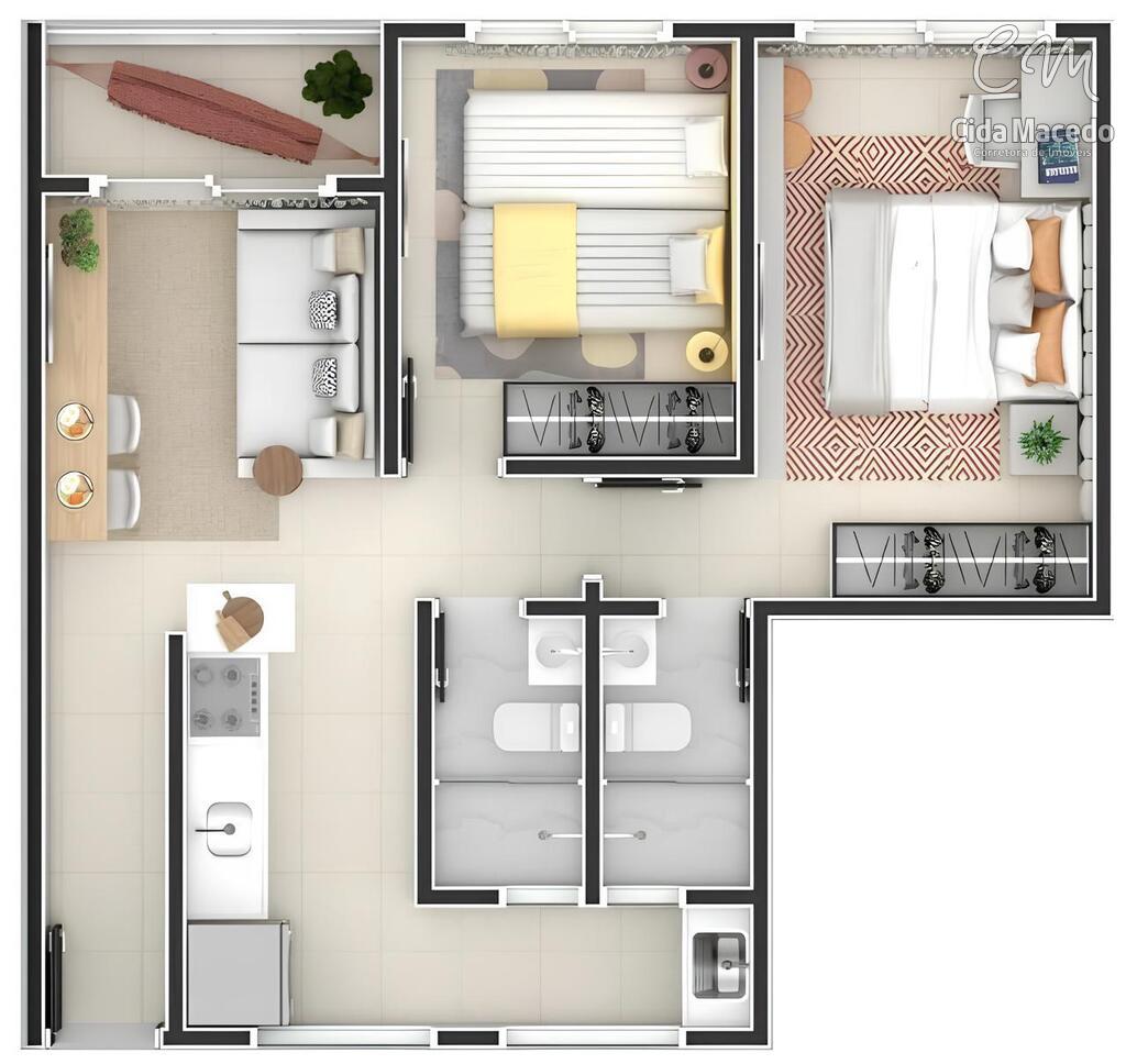 Apartamento à venda com 3 quartos, 71m² - Foto 4