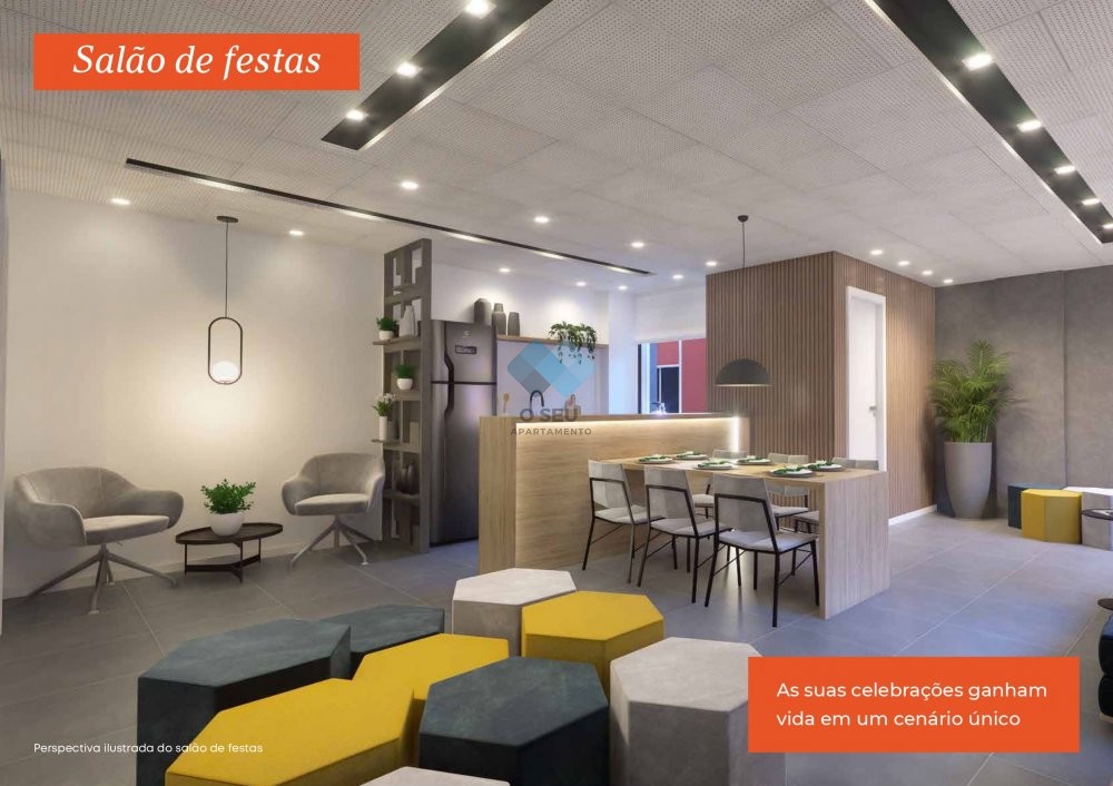 Apartamento à venda com 2 quartos, 39m² - Foto 3