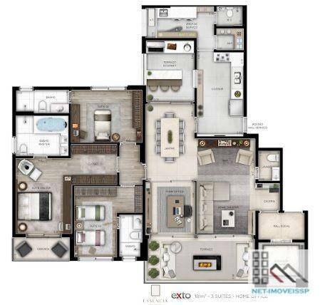 Apartamento à venda com 3 quartos, 181m² - Foto 16