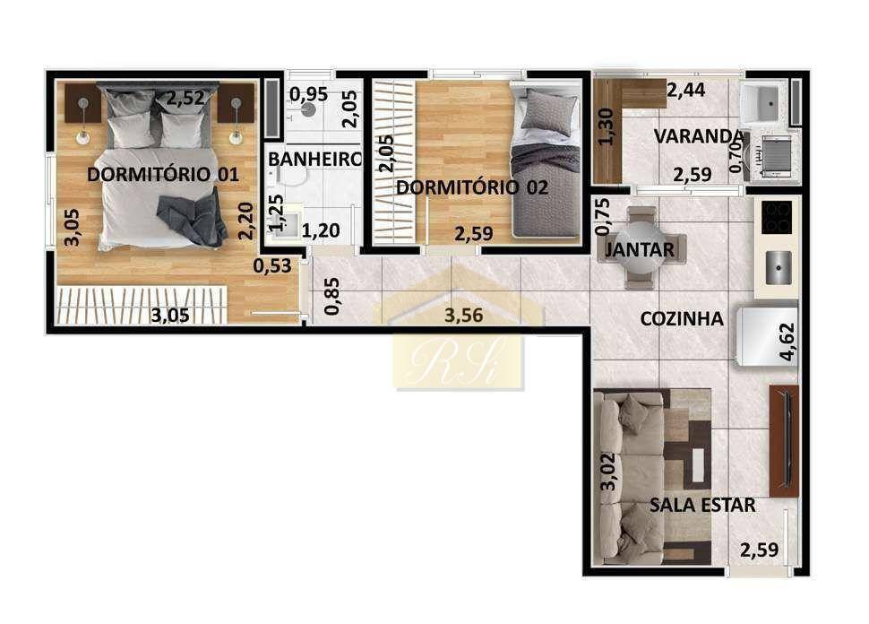 Apartamento à venda com 1 quarto, 28m² - Foto 14