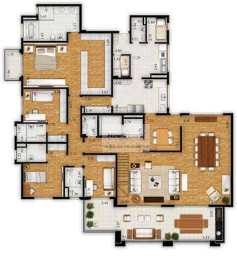 Apartamento à venda com 4 quartos, 310m² - Foto 78