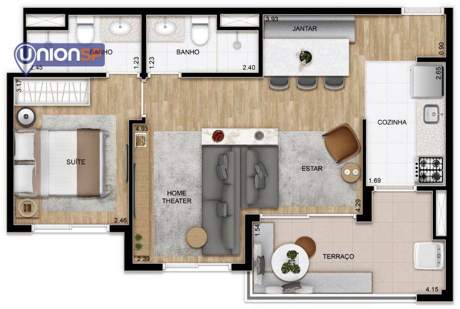 Apartamento à venda com 3 quartos, 67m² - Foto 22