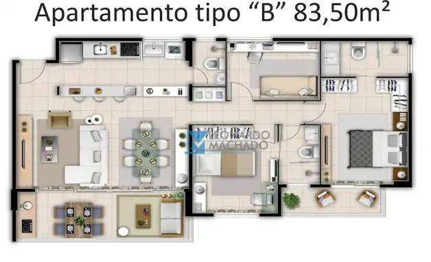 Apartamento à venda com 3 quartos, 83m² - Foto 25