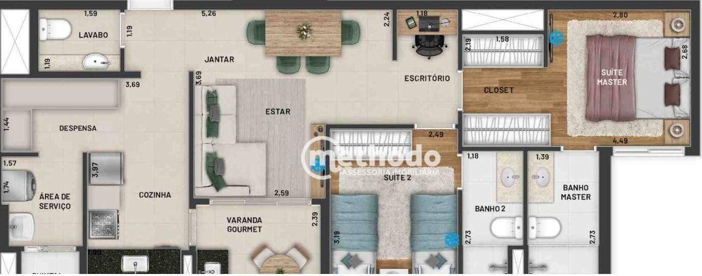 Apartamento à venda com 2 quartos, 81m² - Foto 5