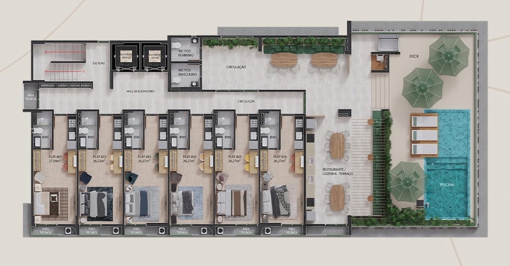 Apartamento à venda com 1 quarto, 5399m² - Foto 13