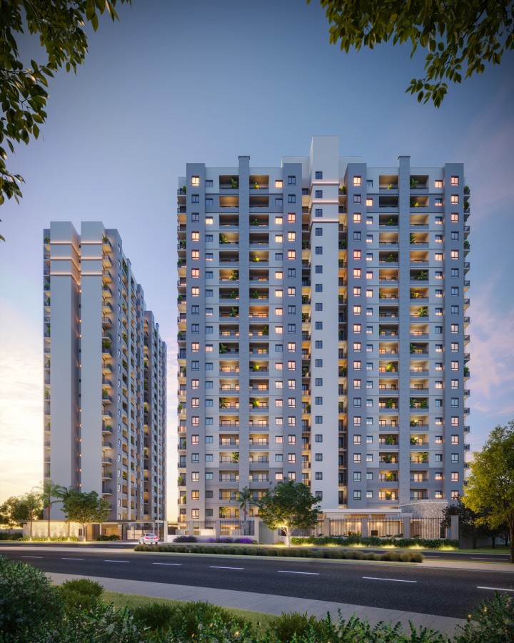 Apartamento à venda com 3 quartos, 64m² - Foto 2