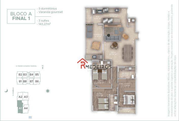 Apartamento à venda com 3 quartos, 143m² - Foto 34