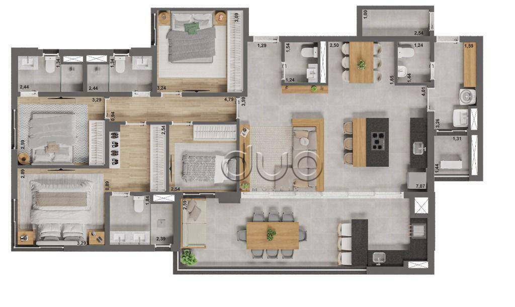 Apartamento à venda com 4 quartos, 147m² - Foto 20