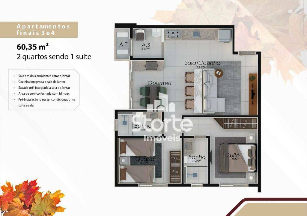 Apartamento à venda com 3 quartos, 79m² - Foto 12