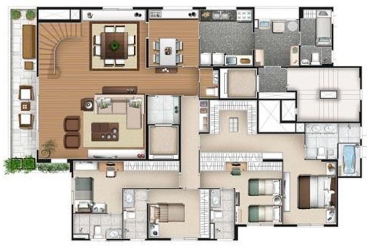 Apartamento à venda com 4 quartos, 210m² - Foto 10